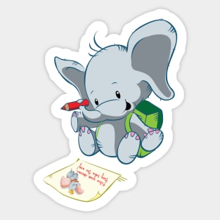 Elephant Sticker